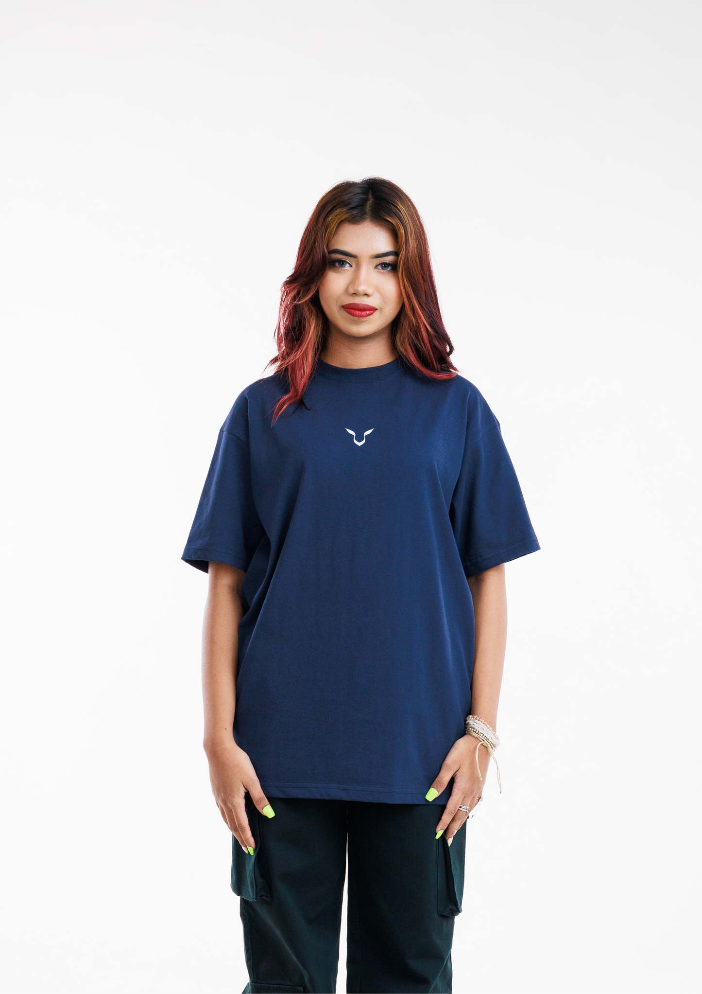 The Triumph Tee - Navy Blue (200 GSM)