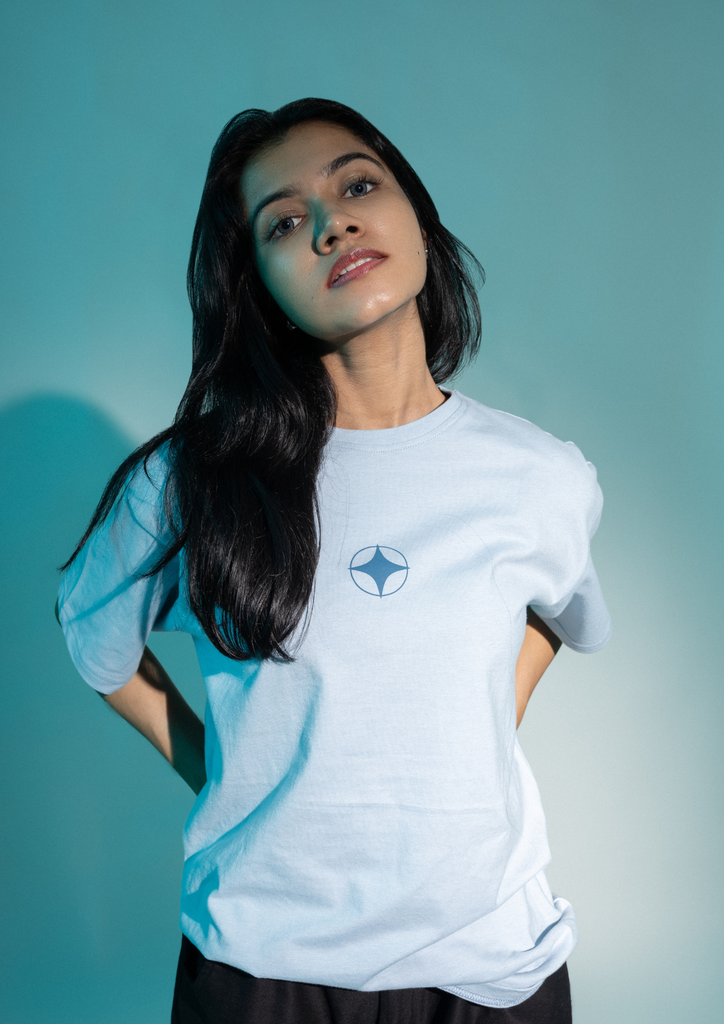 Timeless Tides Tee - Light Blue (180 GSM)