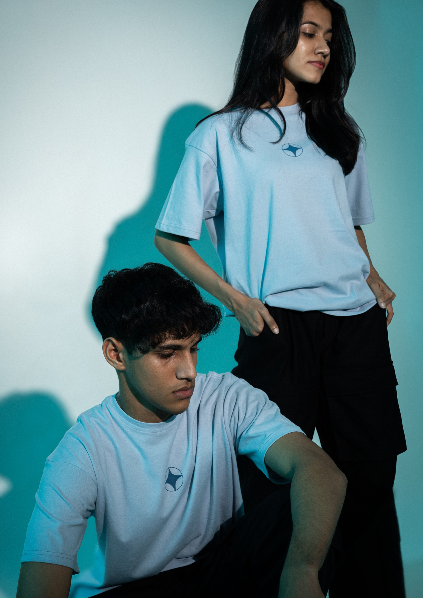 Timeless Tides Tee - Light Blue (180 GSM)
