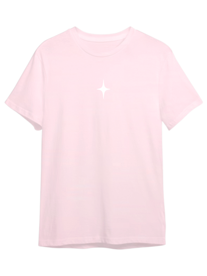 Wanderlust Tee - Baby Pink (210 GSM)