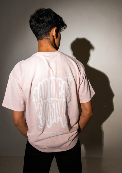 Wanderlust Tee - Baby Pink (210 GSM)